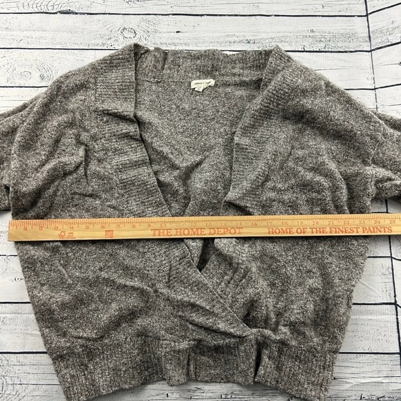 Silence + Noise Gray Drape Wrap Sweater – Size M (Urban Outfitters) - Picture 8 of 9